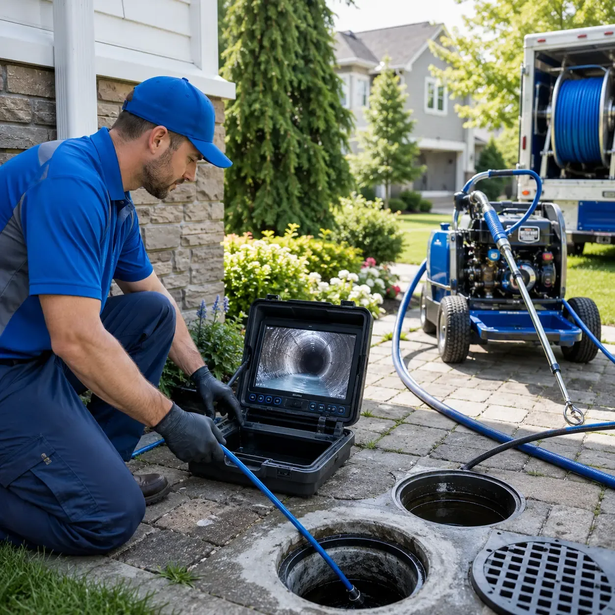 Outdoor drain cleaning professionals serving Branchville, NJ