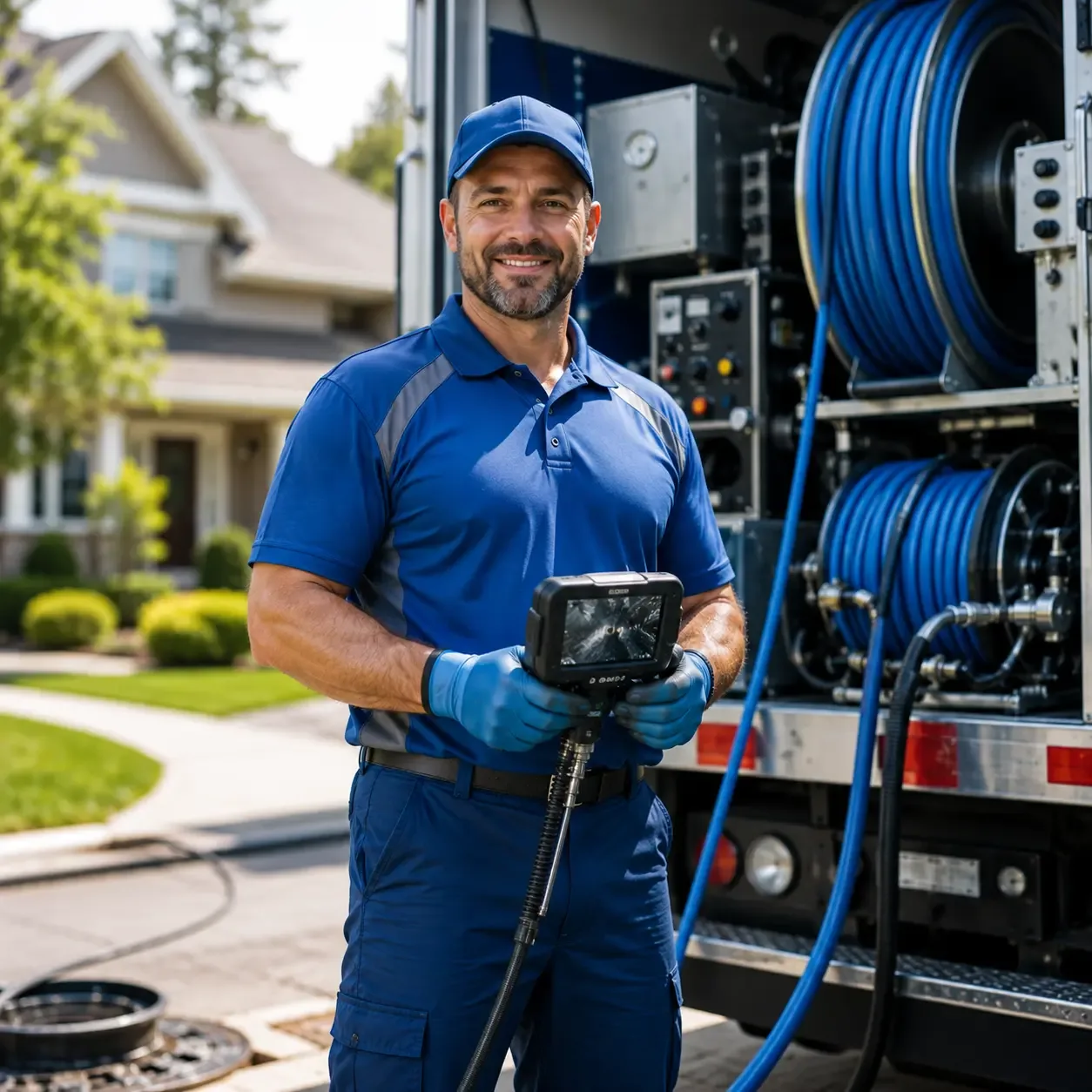 Local outdoor drain cleaning specialists in Branchville, NJ